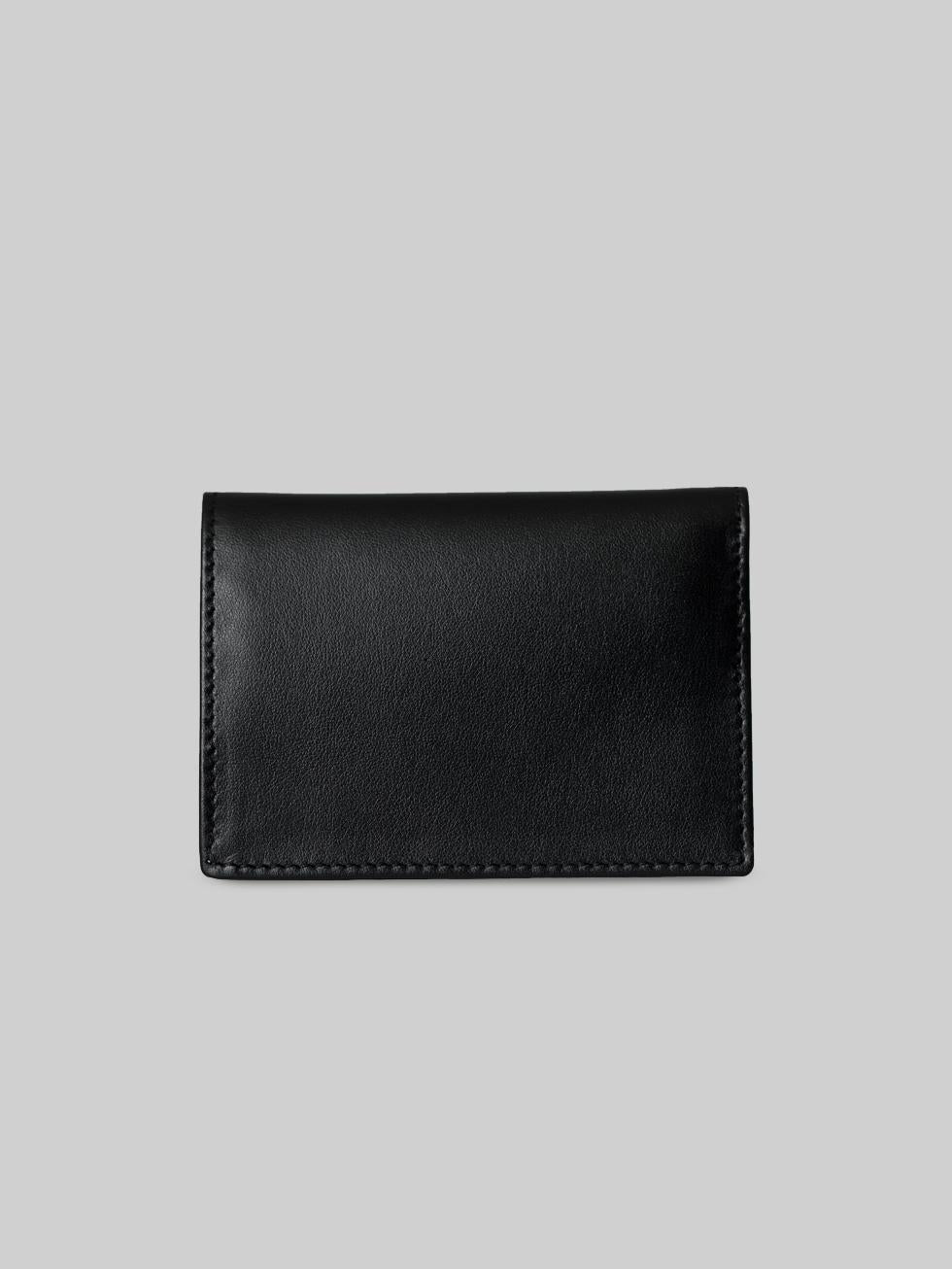 Black leather wallet
