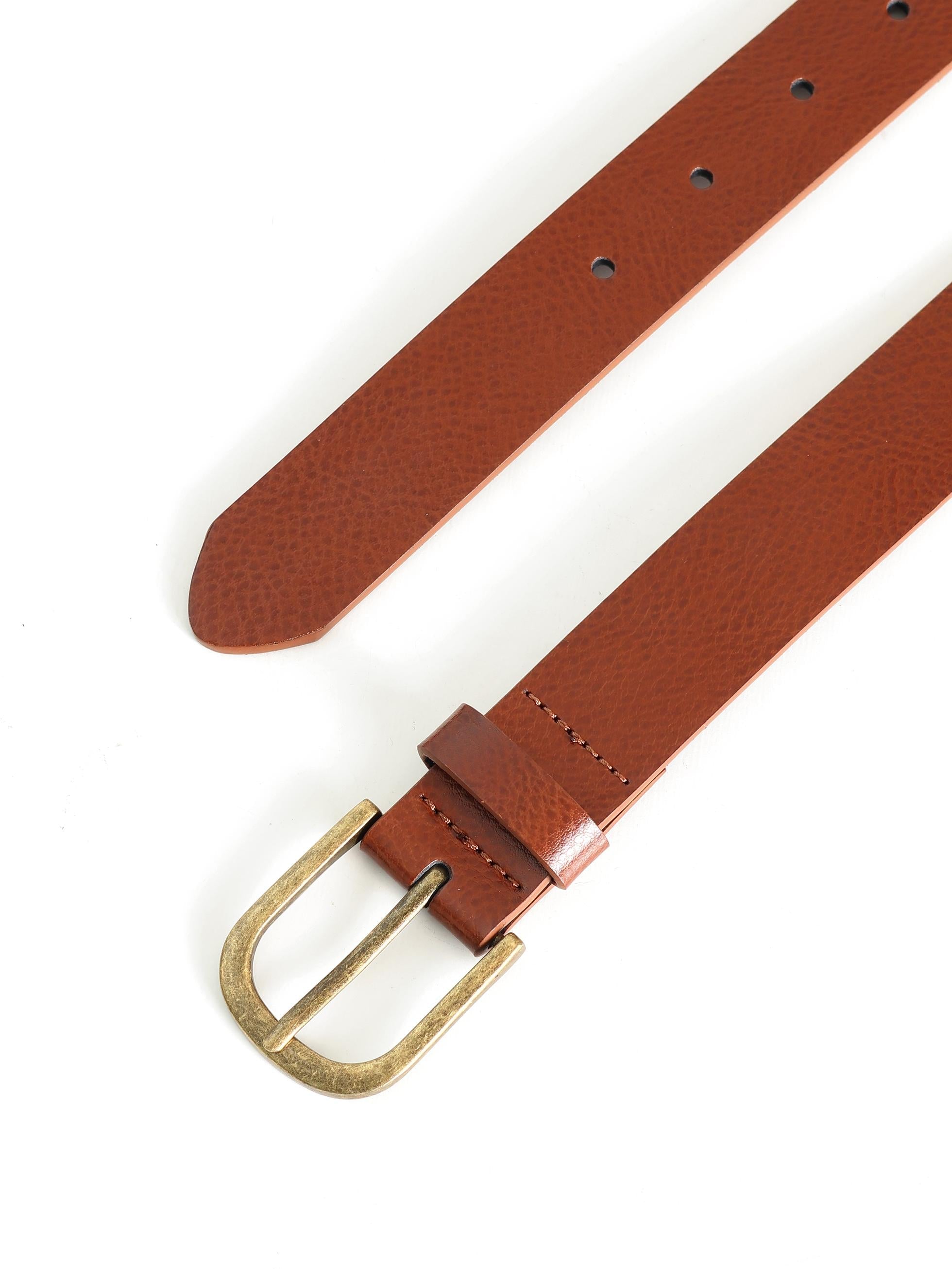 BROWN CASUAL LEATHER BELT