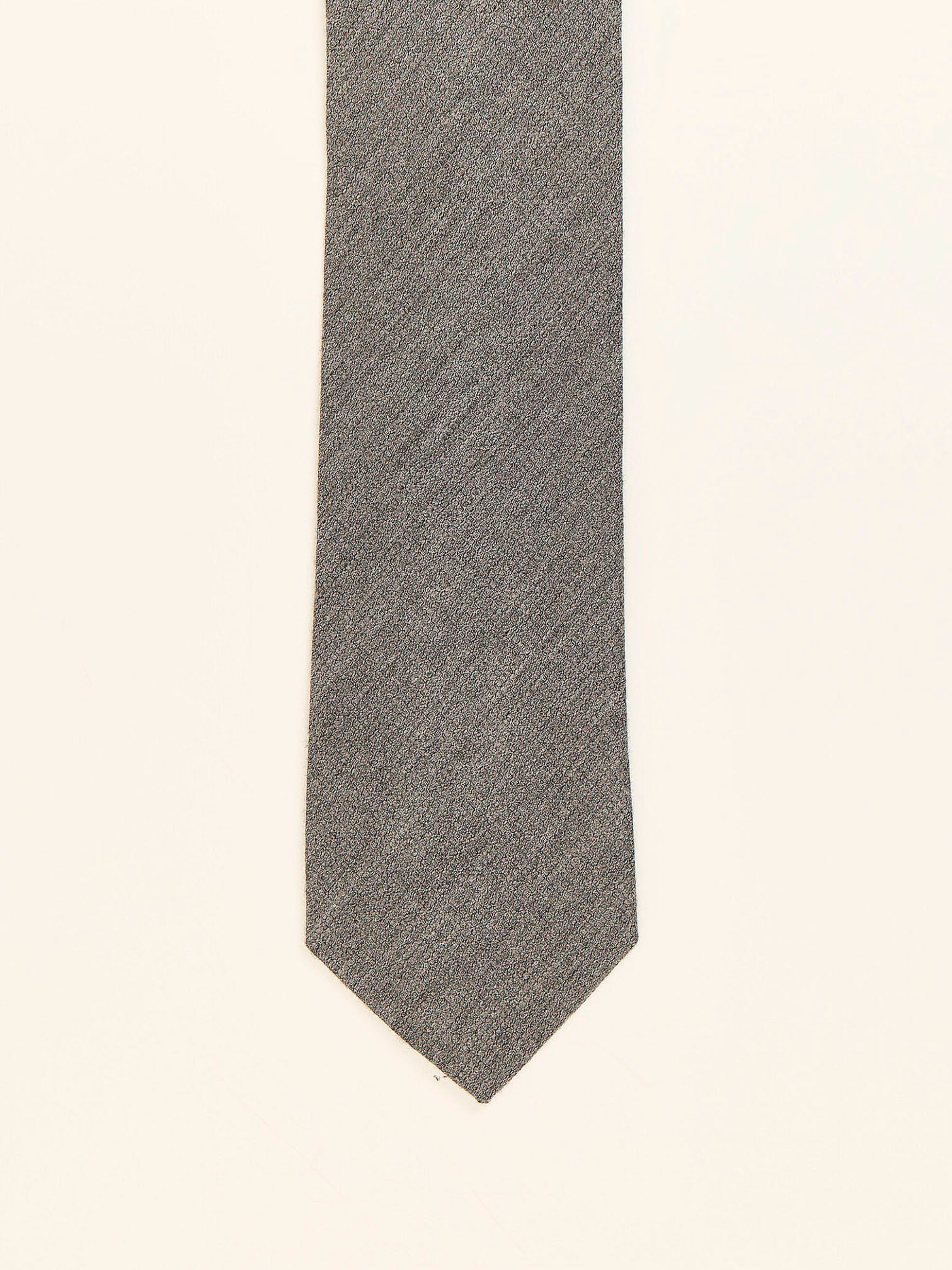GREY SOFT TEXTURE TIE