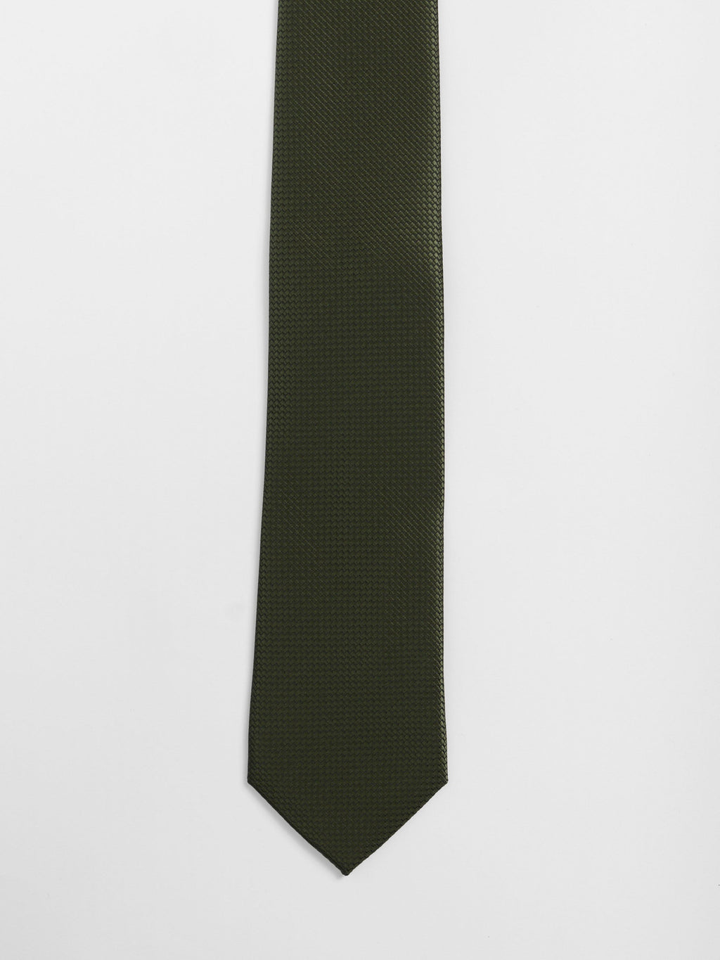 GREEN TEXTURE TIE