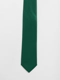 GREEN MICRO CHECKERED TEXTURE TIE