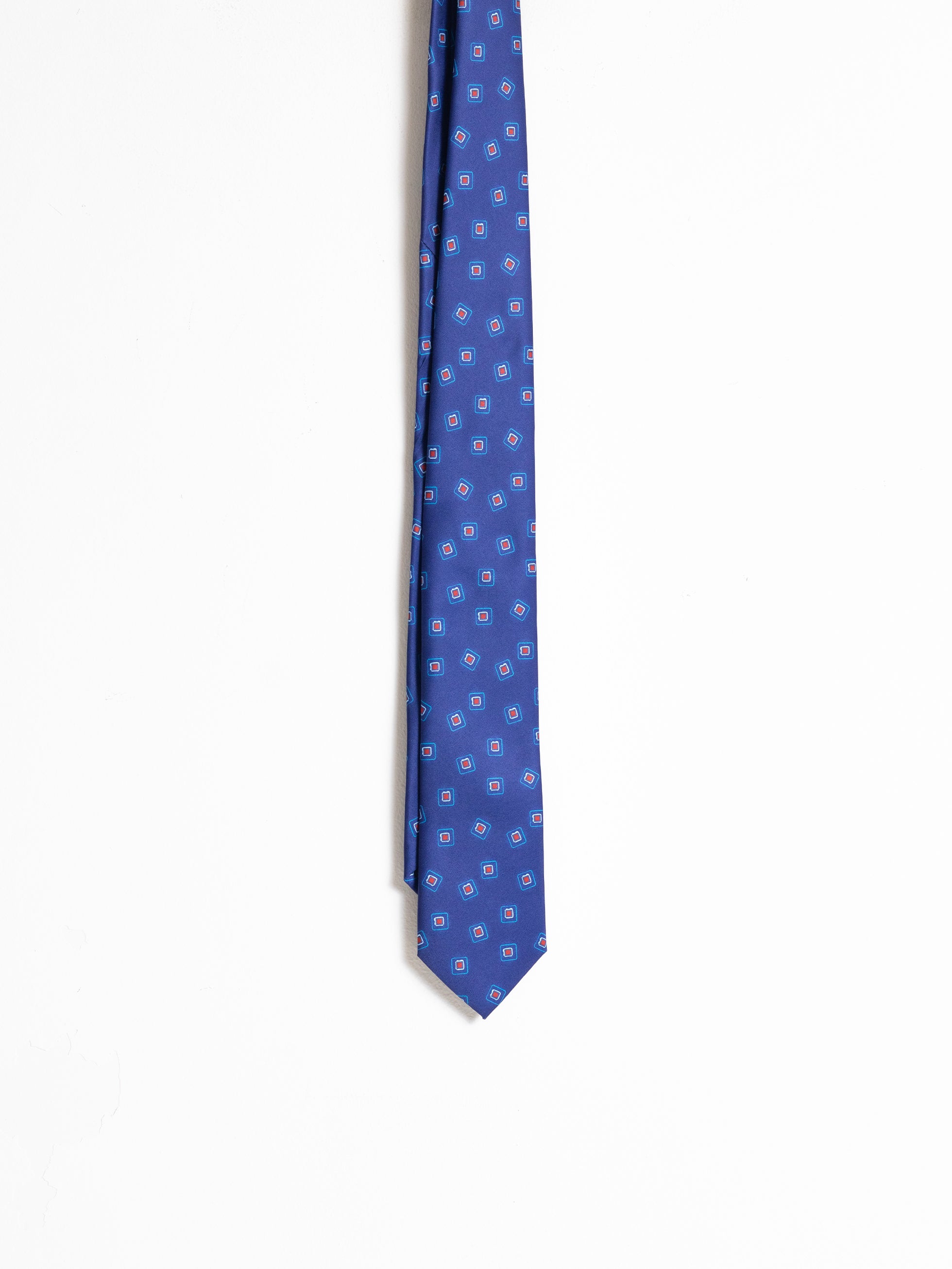 BLUE VINTAGE PATTERN TIE