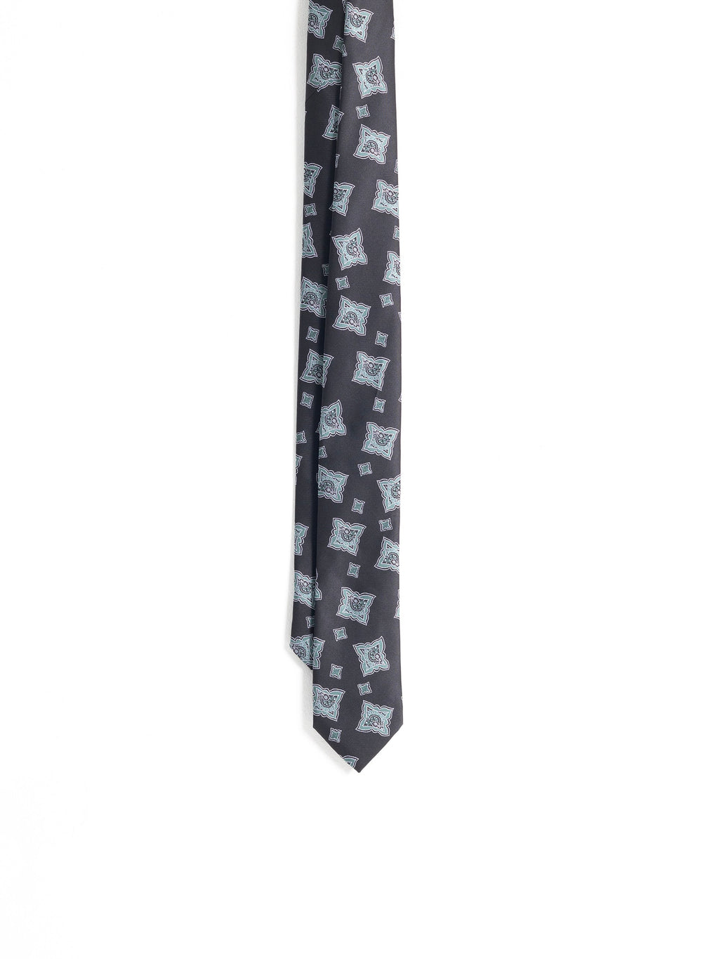 BLACK PRINTED TIE