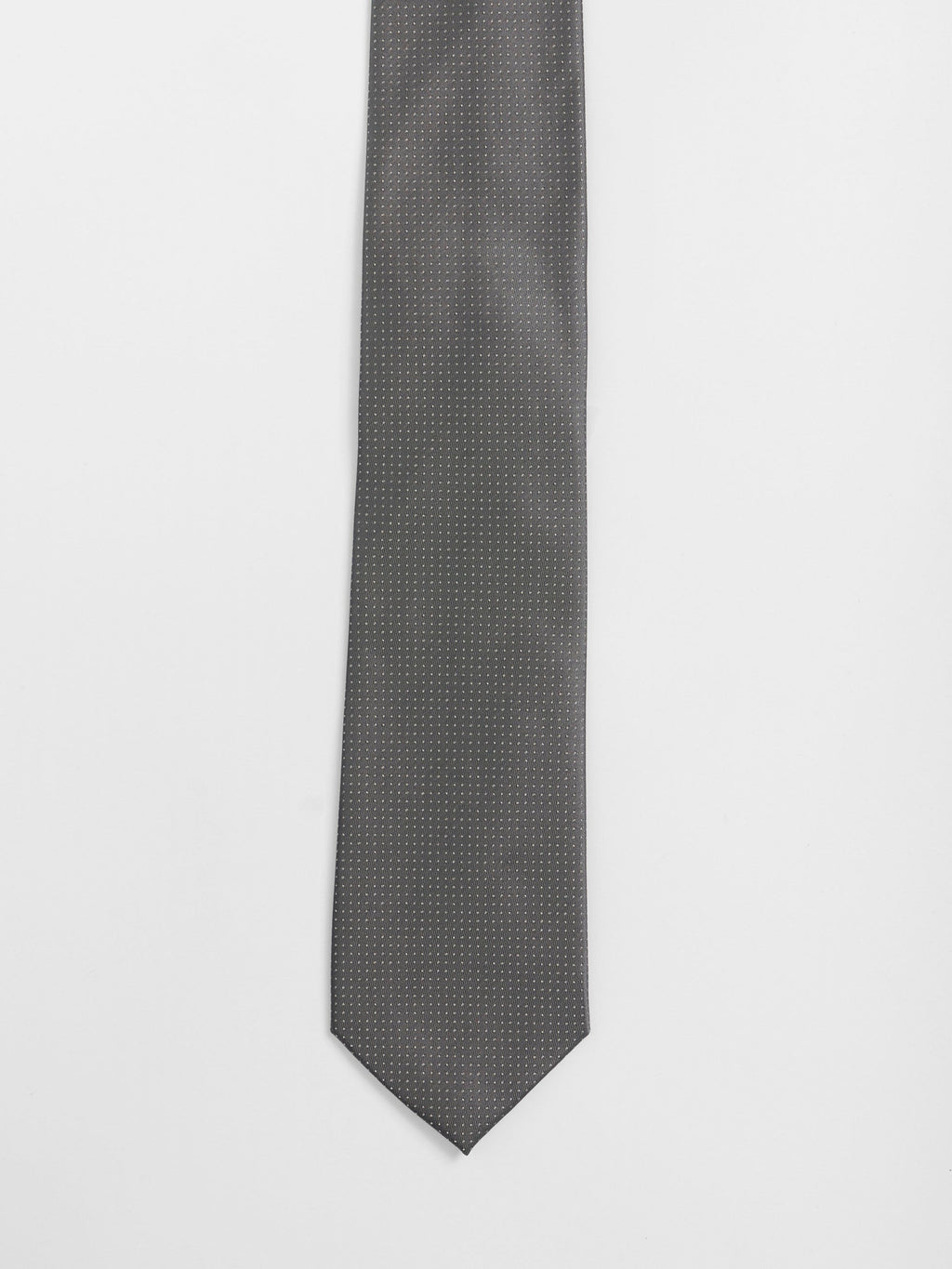 GREY DOTS TIE