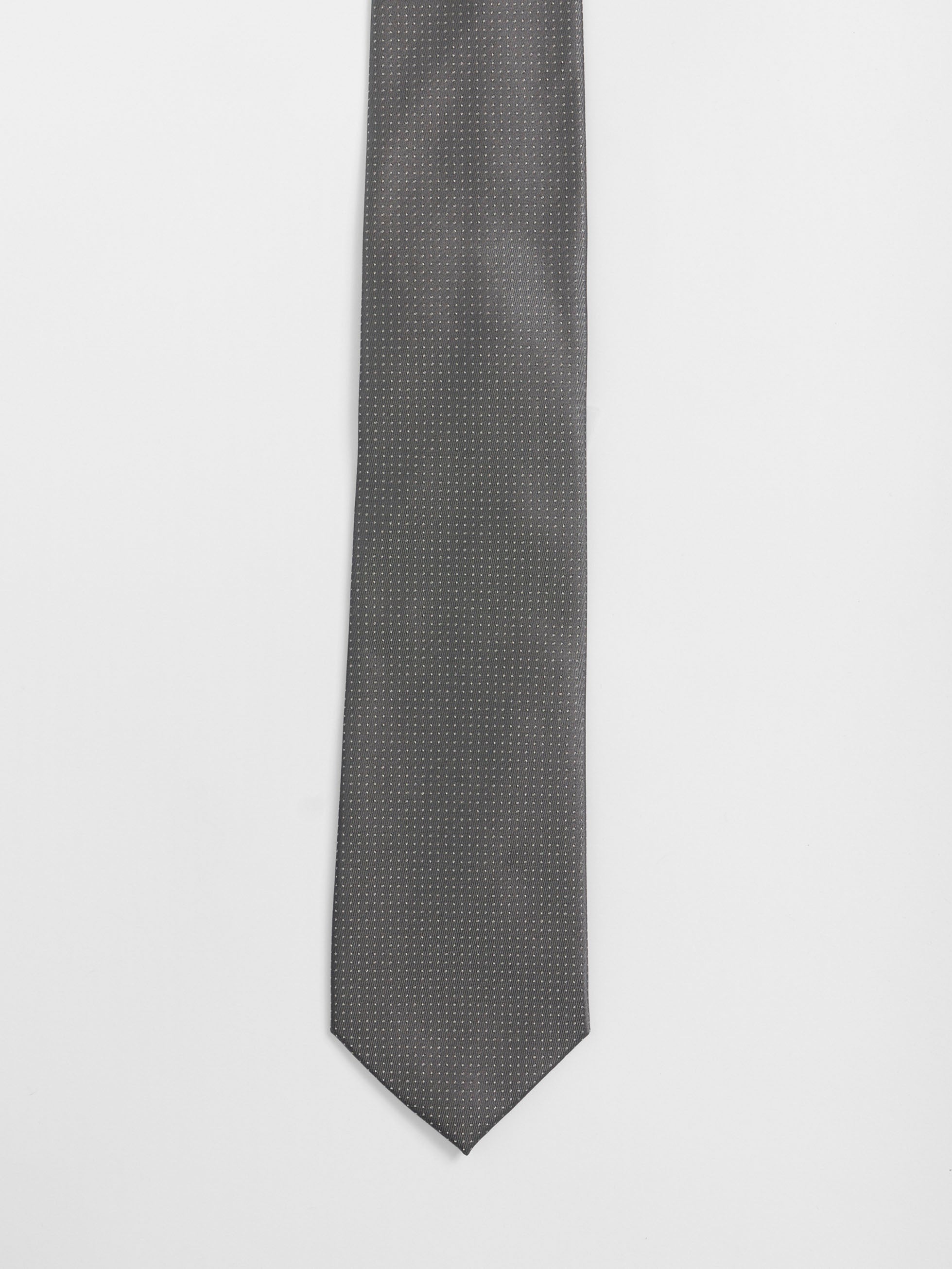 GREY DOTS TIE