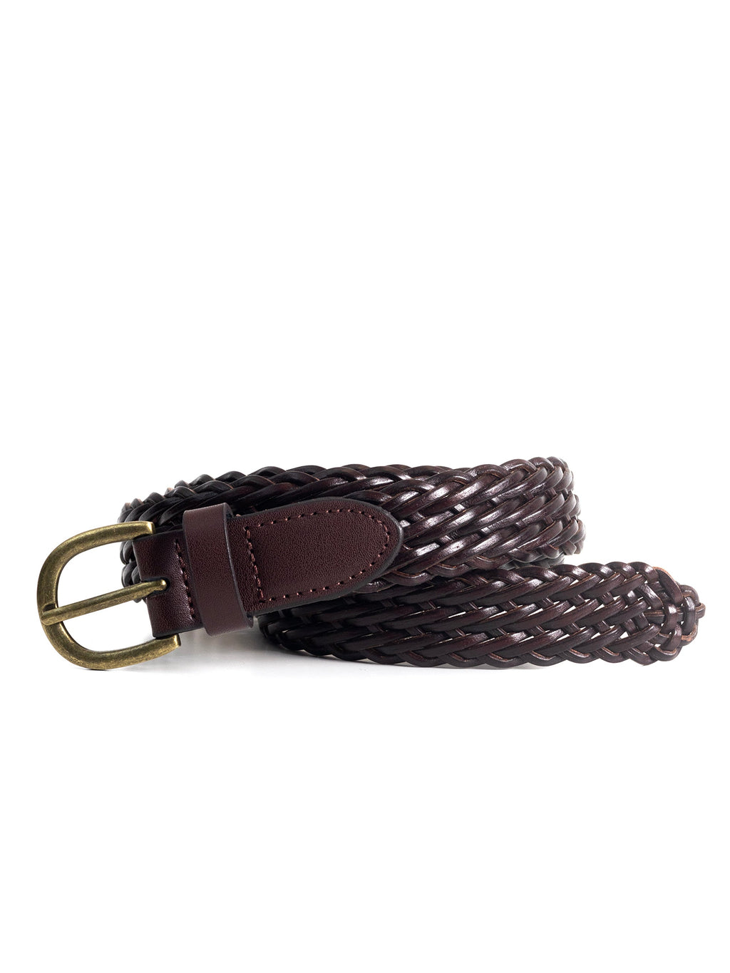 LEATHER BRAIDED BELT