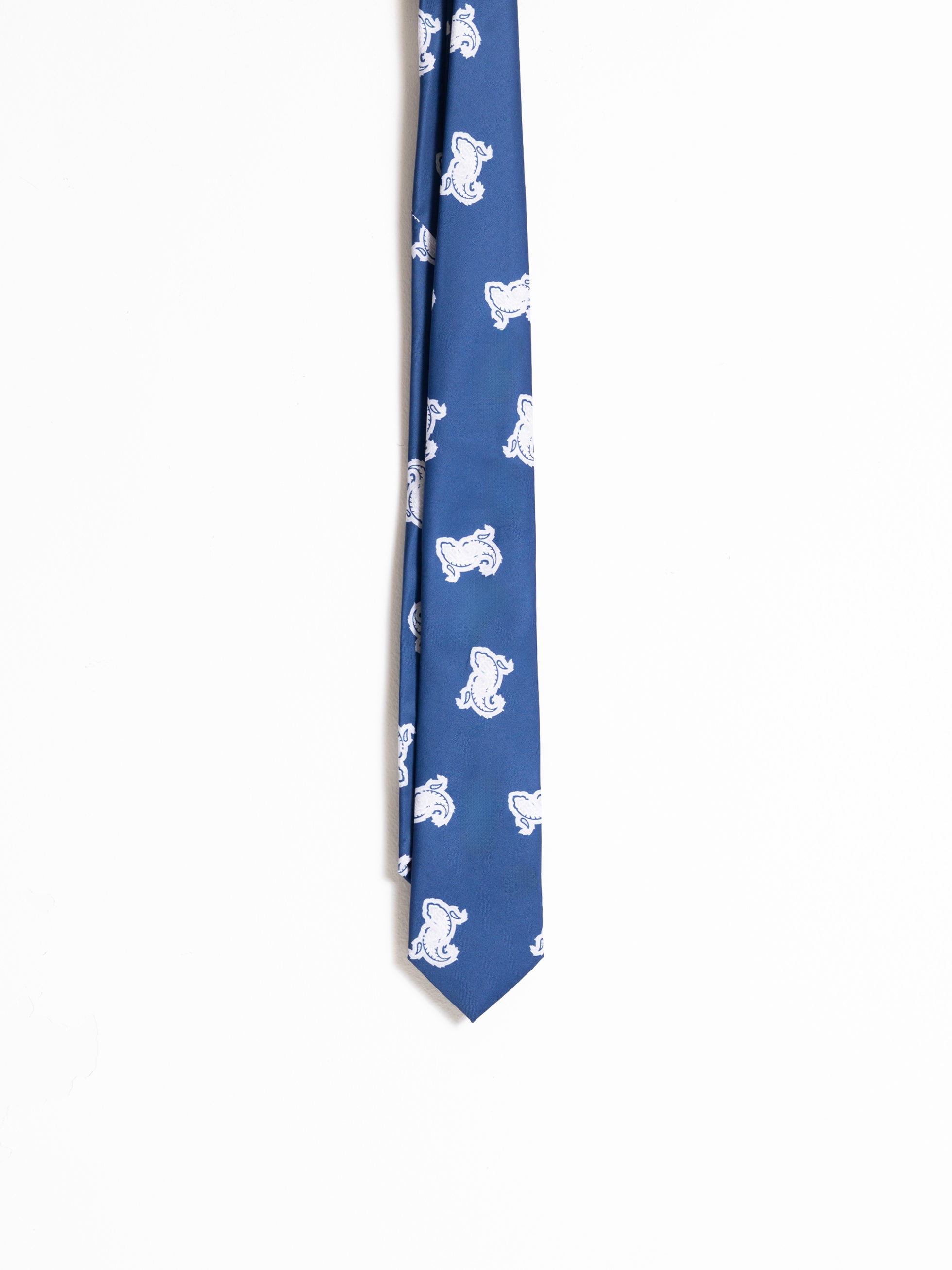 INK BLUE PAISLEY TIE