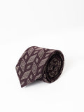 BURGUNDY RHOMBUS TIE