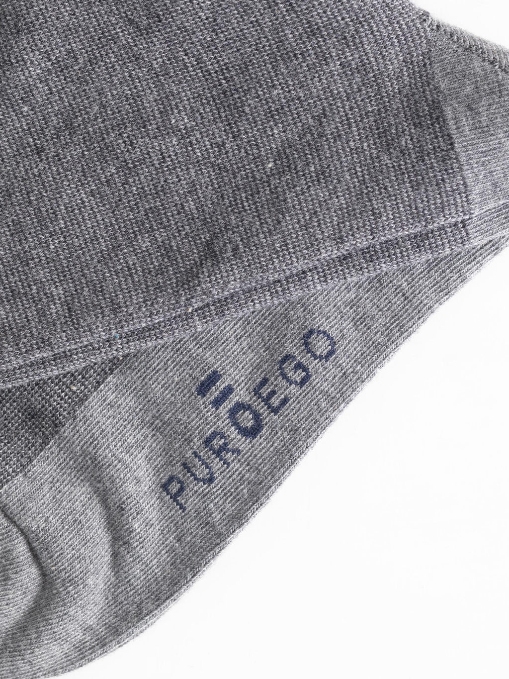 GREY MICRO-STRIPE COTTON SOCKS