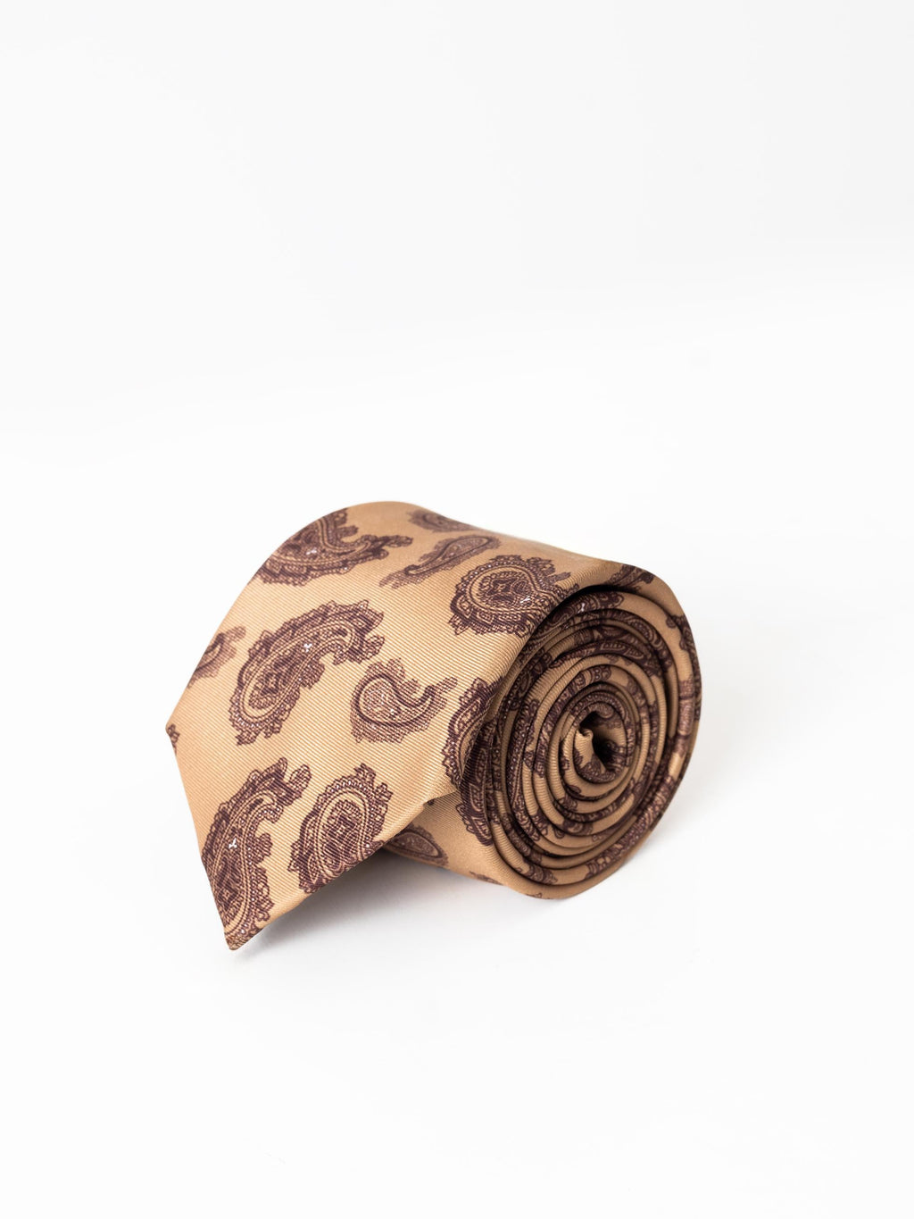BEIGE PAISLEY TIE