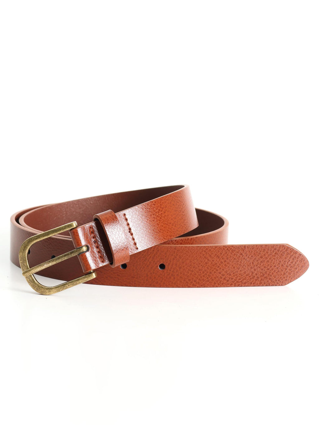 BROWN CASUAL LEATHER BELT