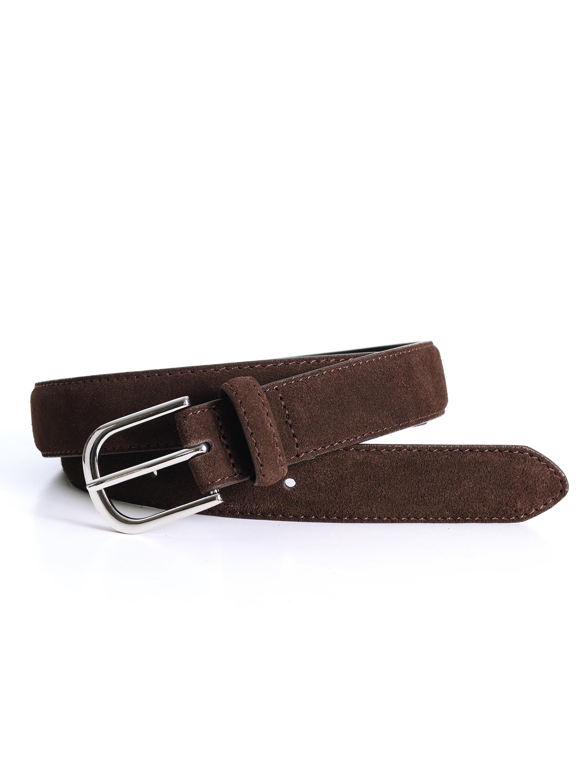 BROWN SUEDE BELT