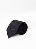 BLACK CIRCLES TIE