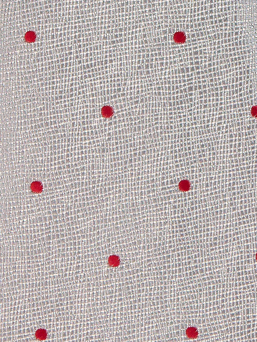 GREY POLKA DOTS TIE