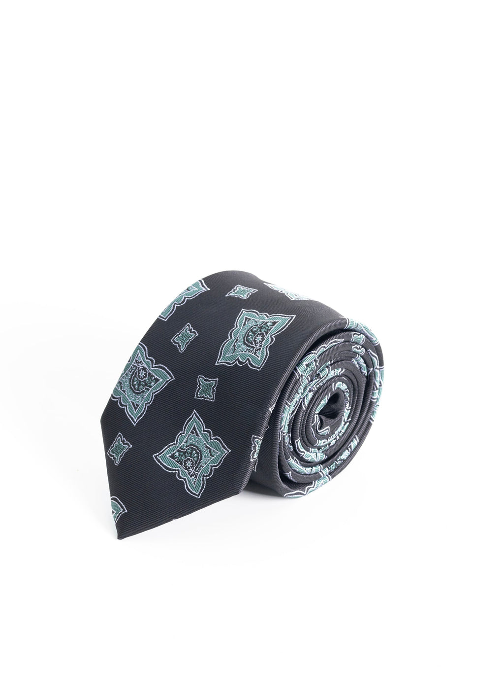 BLACK PRINTED TIE