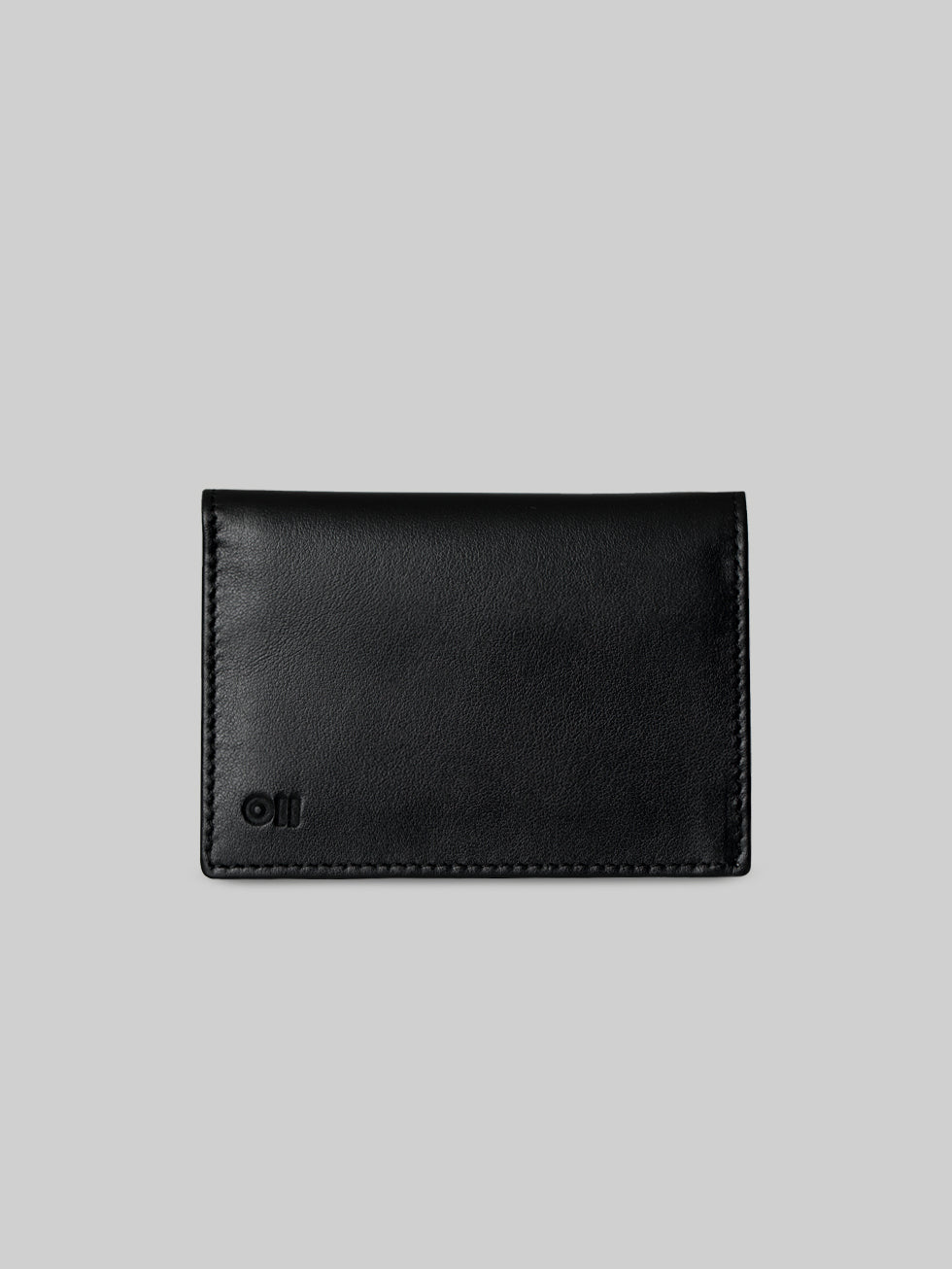 Black leather wallet