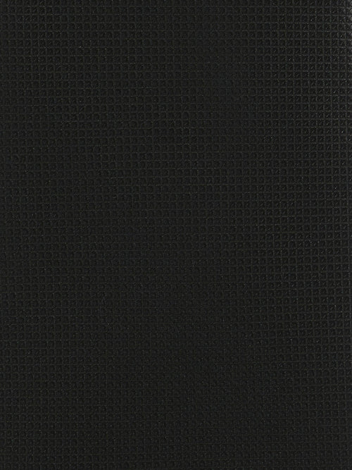 BLACK MICRO CHECKERED TEXTURE TIE