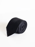 BLACK SOFT TEXTURE TIE