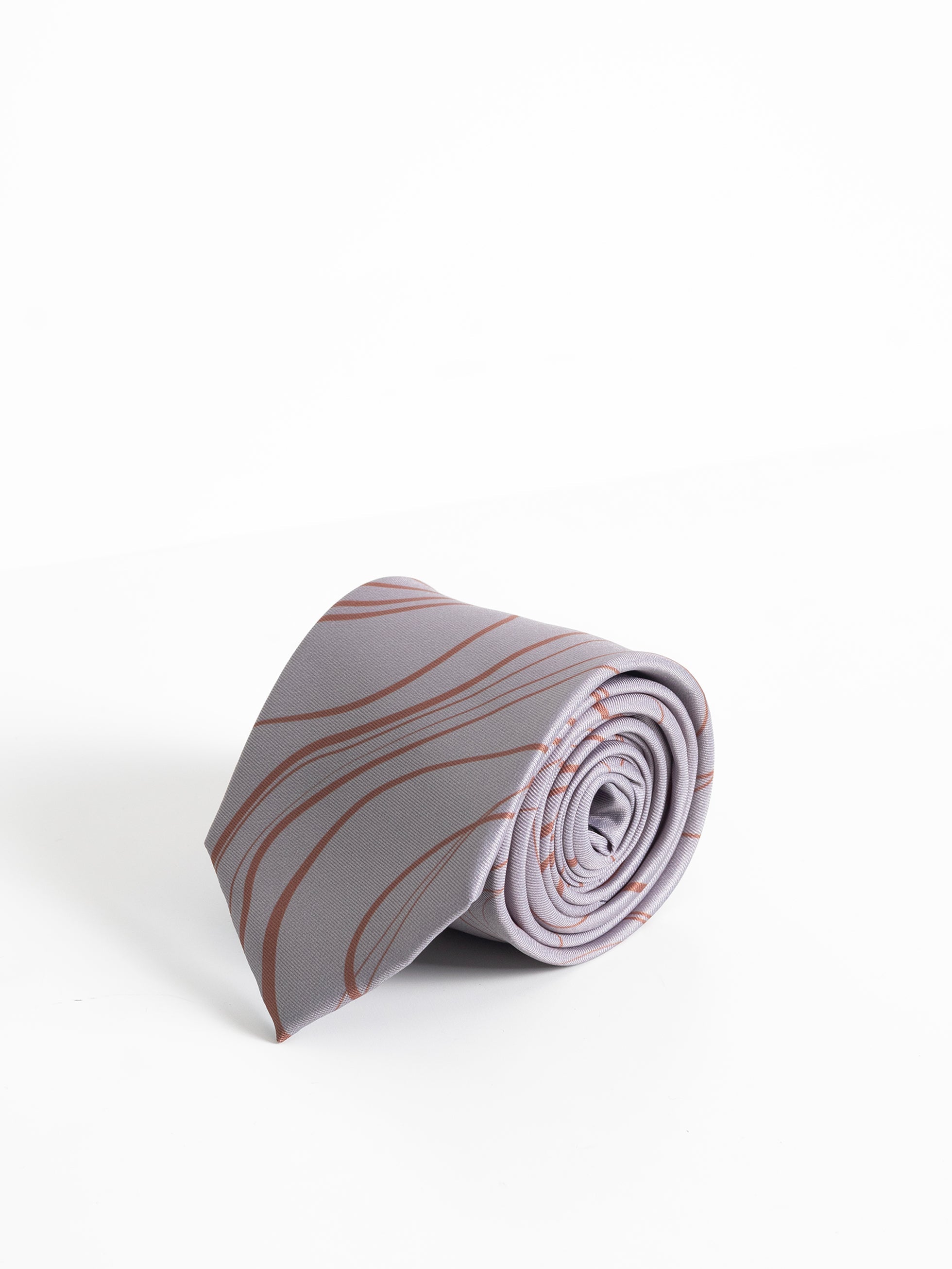 GRAY WAVES TIE