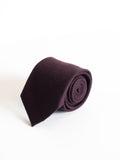 BURGUNDY SOFT TEXTURE TIE