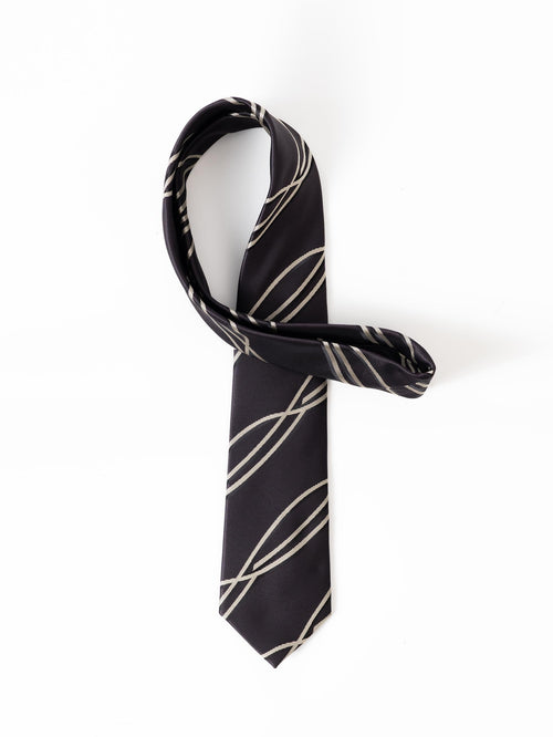 BLACK MOTIF TIE