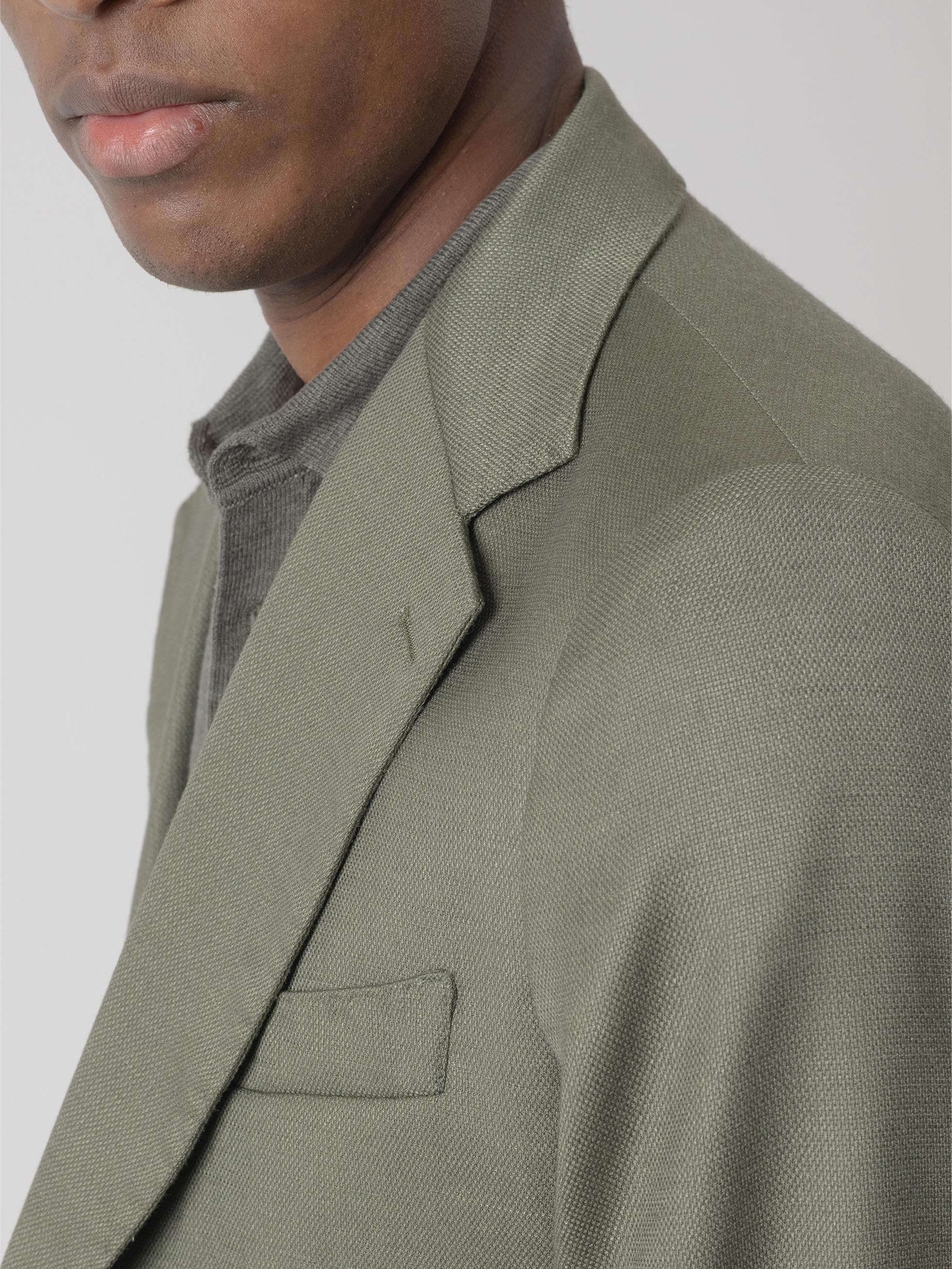 GREEN STRUCTURE BLAZER