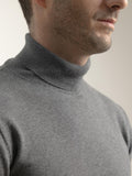 GREY TURTLE NECK JUMPER