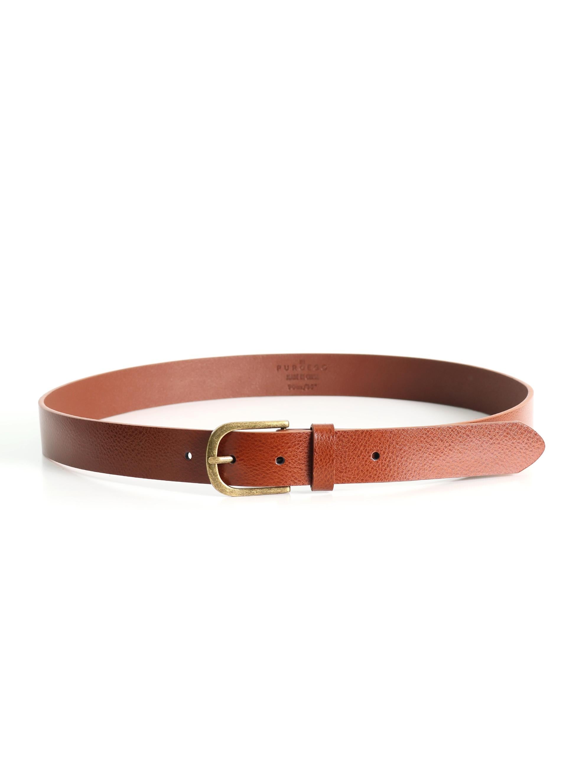 BROWN CASUAL LEATHER BELT