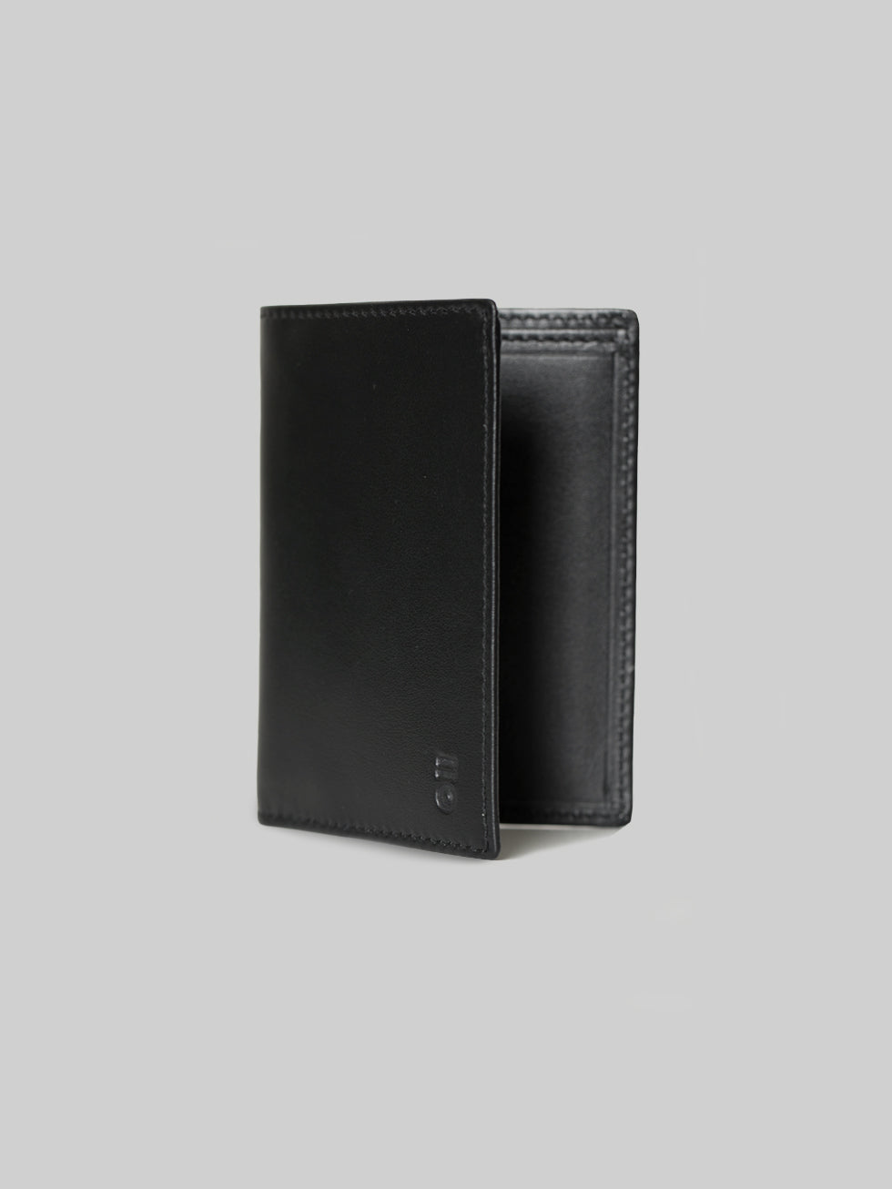 Black leather wallet