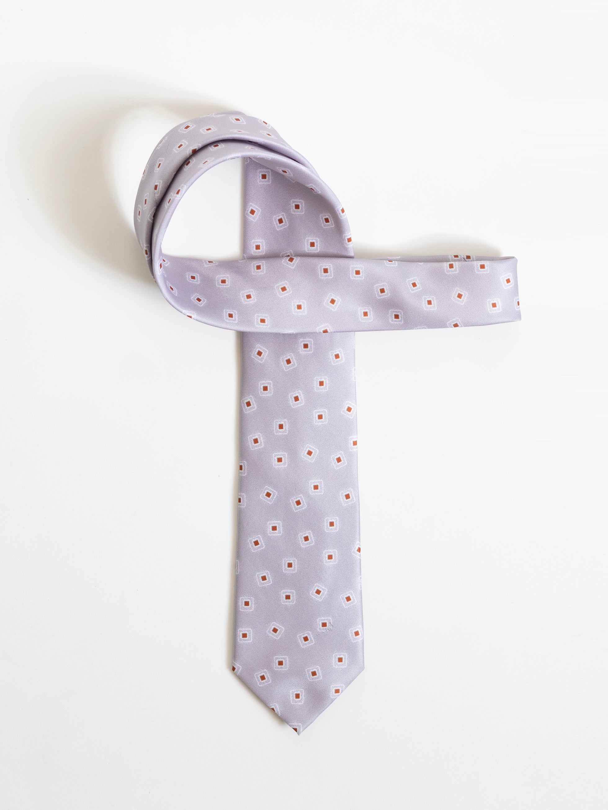 GREY VINTAGE PATTERN TIE