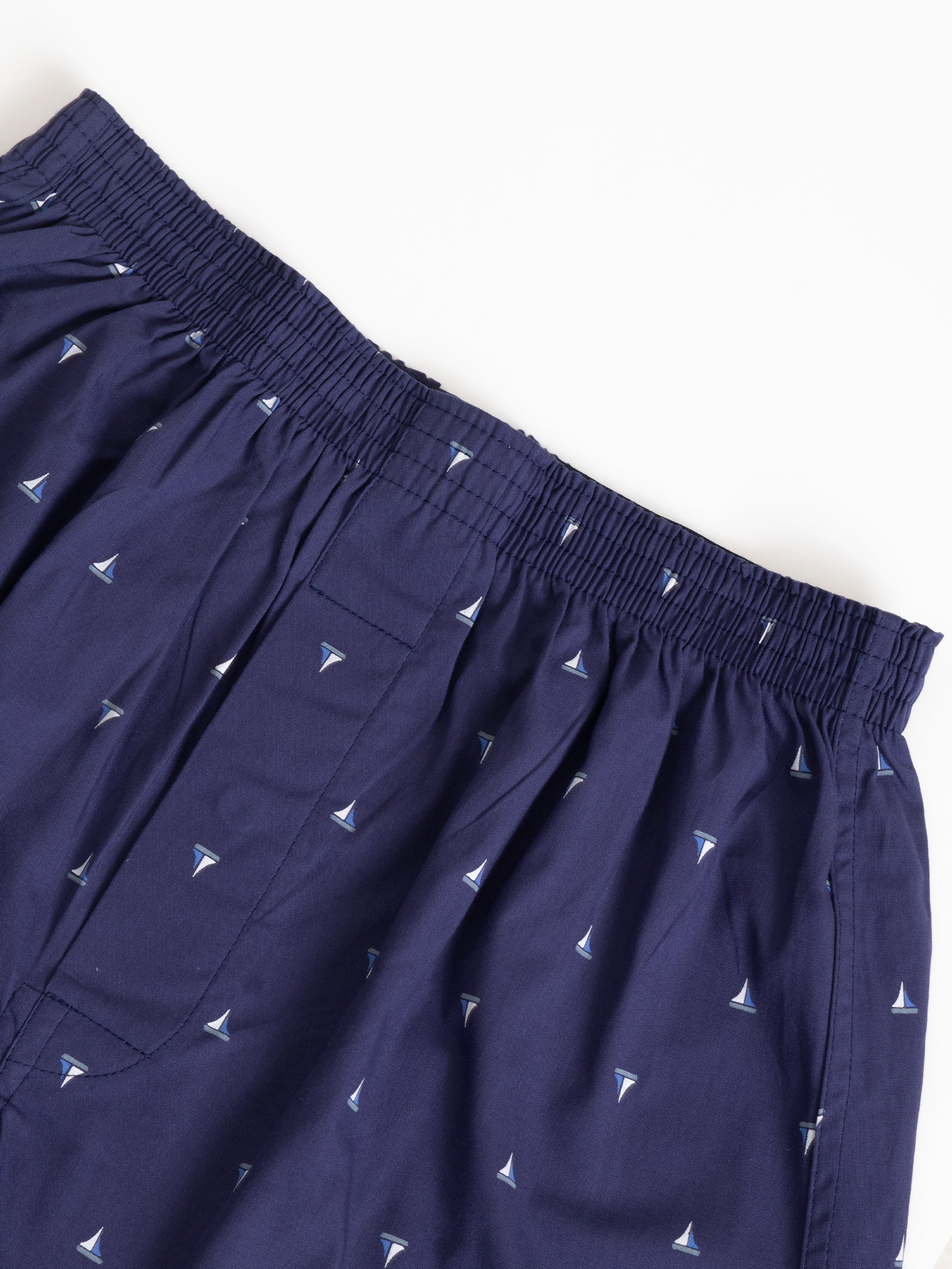 FANTASY NAVY COTTON BOXER SHORTS