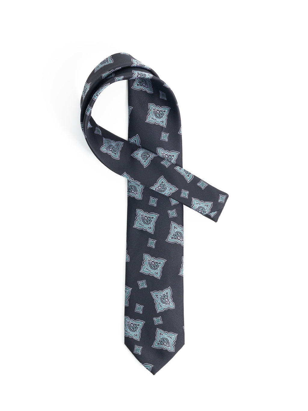 BLACK PRINTED TIE