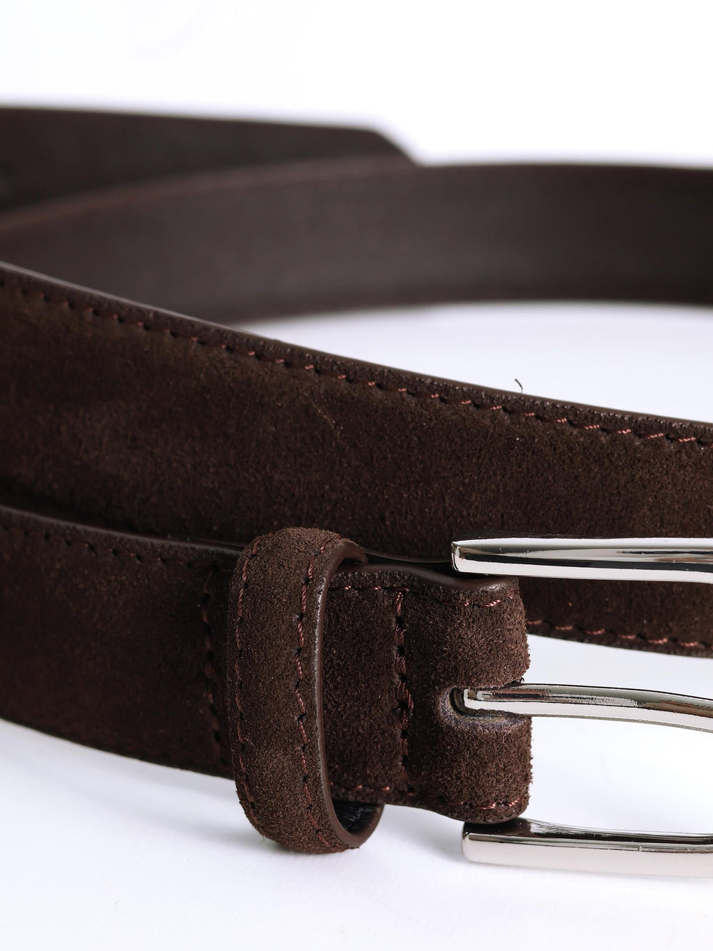 BROWN SUEDE BELT