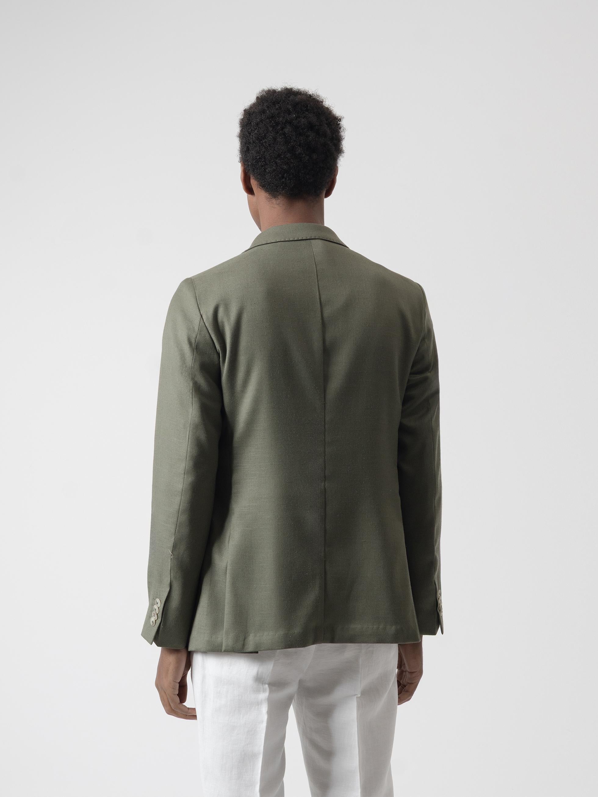 GREEN STRUCTURE BLAZER