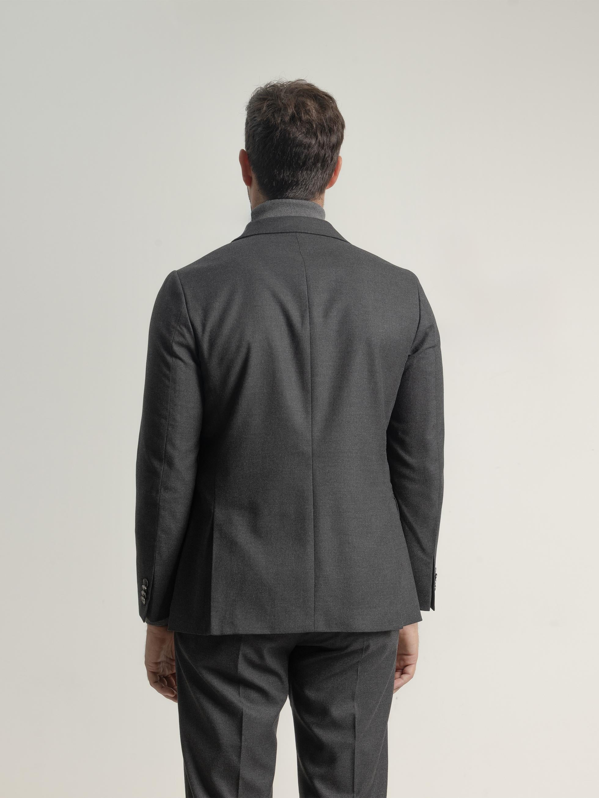 DARK GREY UNSTRUCTURED CROSSOVER BLAZER