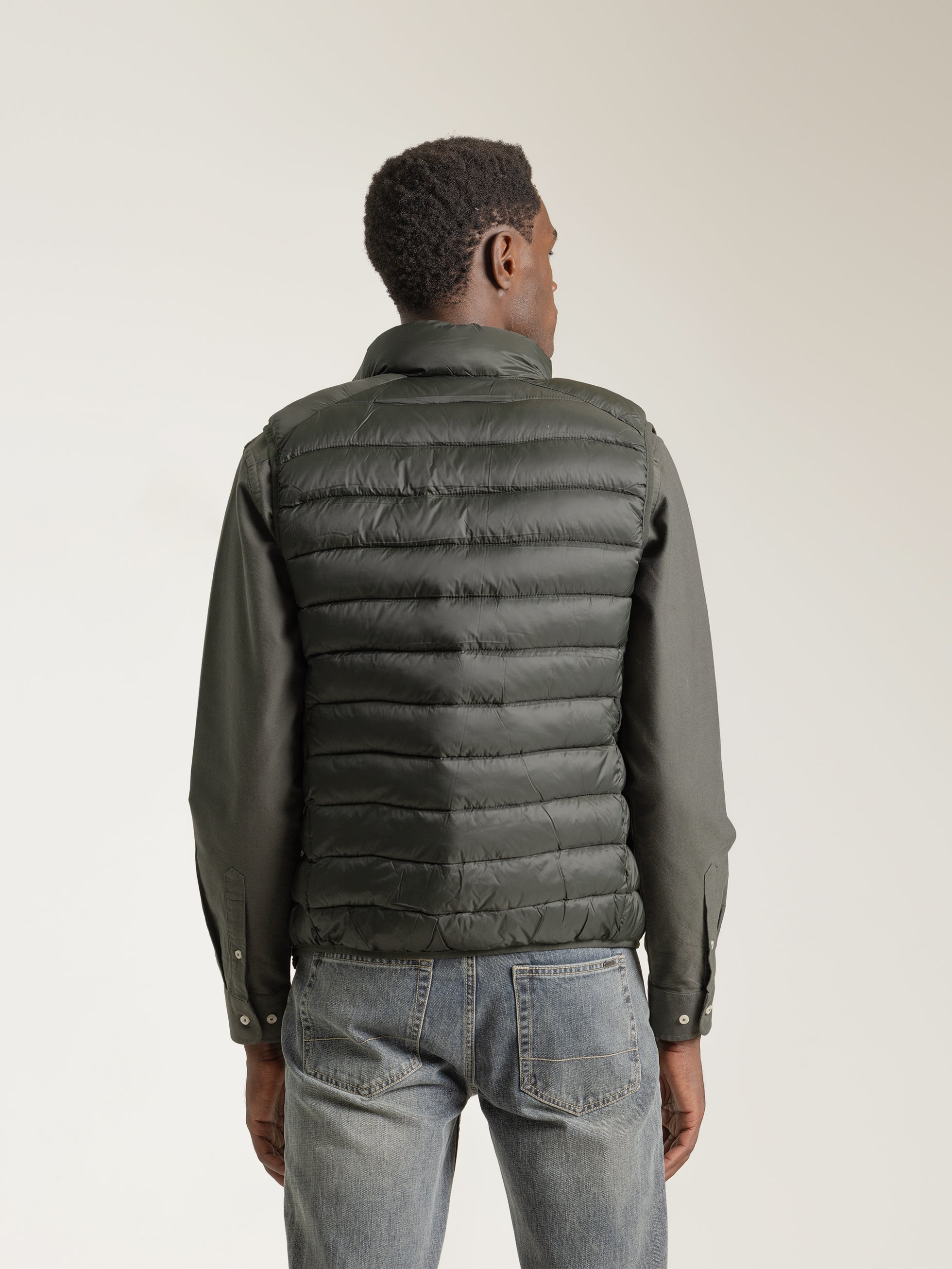 FOREST GREEN ULTRA LIGHT QUILTED VEST