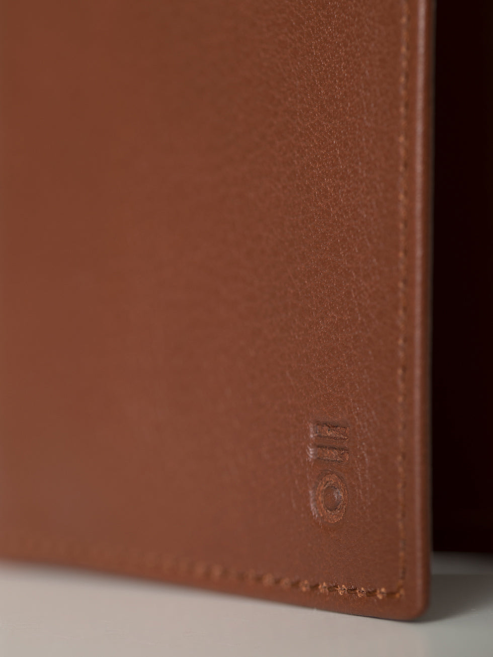 Brown leather wallet
