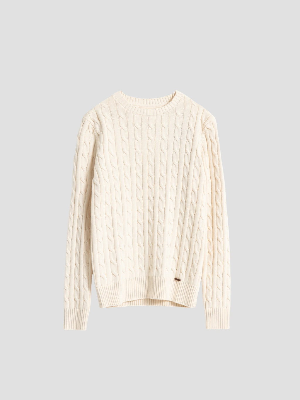 IVORY CABLE KNIT SWEATER