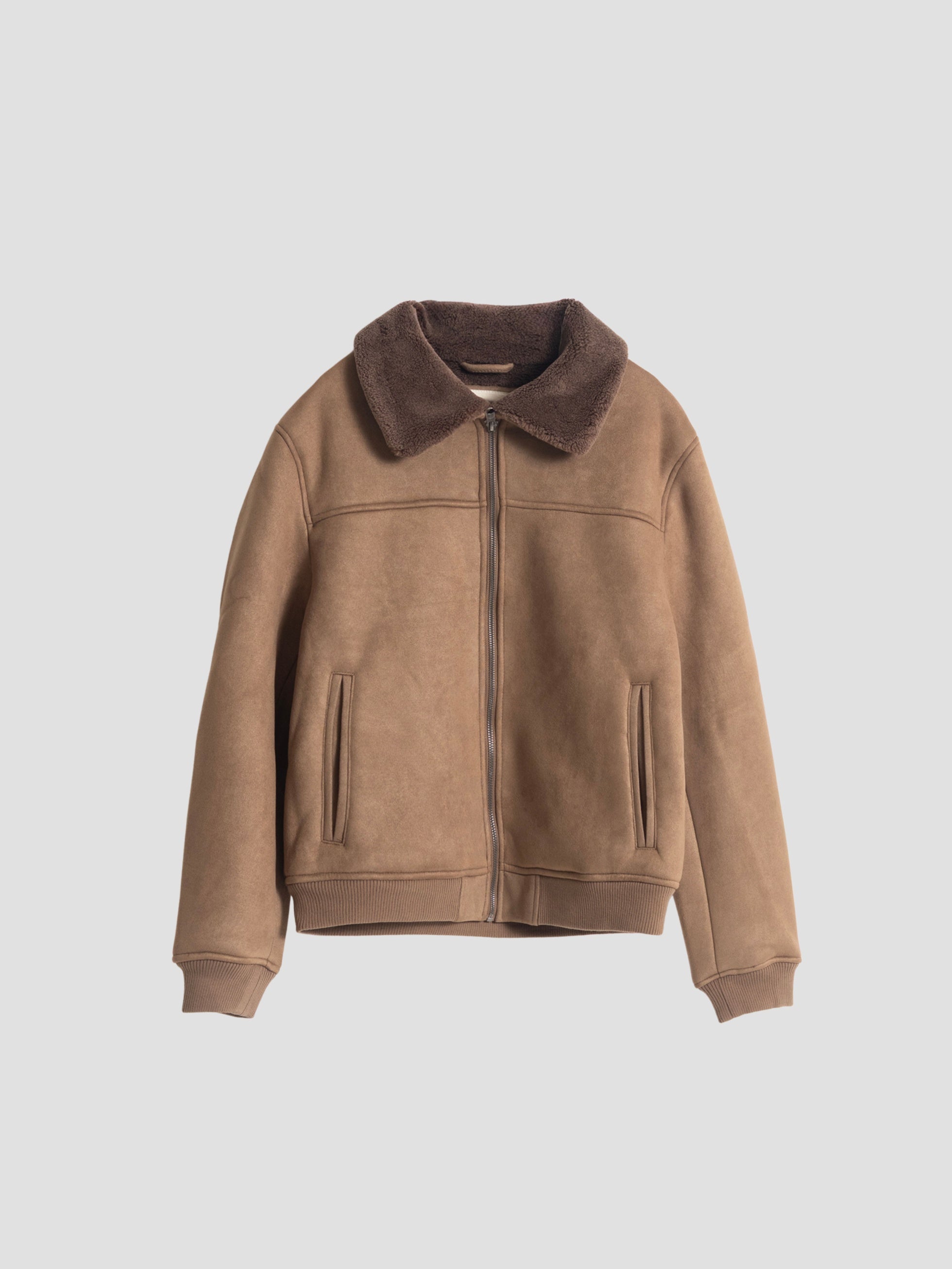 BROWN AVIATOR JACKET